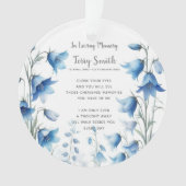 Begrafenis / Herdenking Ornament (voorkant)