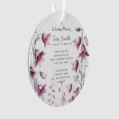 Begrafenis / Herdenking Ornament (voorkant)