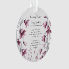 Begrafenis / Herdenking Ornament