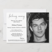 begrafenis, herdenkingsdienst, viering van het lev kaart (Voorkant)