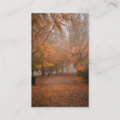 Begrafenis herfst gebed sympathie kaarten visitekaartje (Voorkant)