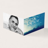 Begrafenis in liefdevolle geheugenwolken gedichten kaart (Buitenkant)