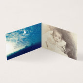 Begrafenis in liefdevolle geheugenwolken gedichten kaart (Binnen)