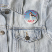 Begrafenis in liefdevolle herinnering Foto rood Ronde Button 5,7 Cm (In situ)