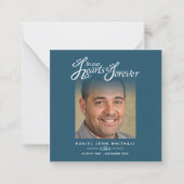 Begrafenis in ons hart Als we terugkijken naar ged Notitiekaartje (Voorkant)