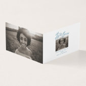 Begrafenis in ons hart voor altijd witte gedichten kaart (Buitenkant)