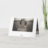 Begrafenis in ons hart voor altijd zwart gedicht bedankkaart (Achterkant)