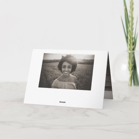 Begrafenis in ons hart voor altijd zwart gedicht kaart (Achterkant)