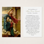 Begrafenis Jezus Tijd van Verlies Gebed Sympathie  Visitekaartje (Voorkant /achterkant)