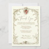 Begrafenis Katholiek Onbevlekt Hart van Maria Bedankkaart (Voorkant)