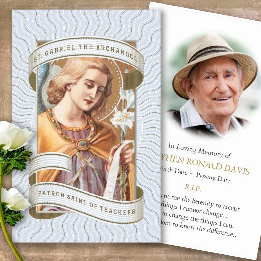 Begrafenis Katholieke St Gabriel Gebed Sympathie K Visitekaartje