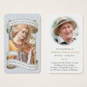 Begrafenis Katholieke St Gabriel Gebed Sympathie K Visitekaartje (Voorkant /achterkant)