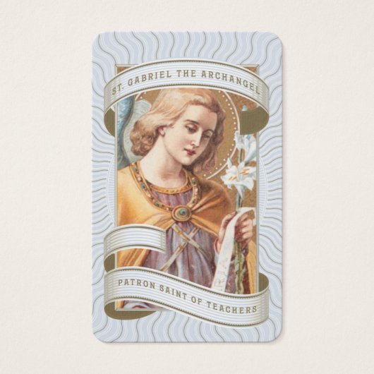 Begrafenis Katholieke St Gabriel Gebed Sympathie K Visitekaartje (Voorkant)