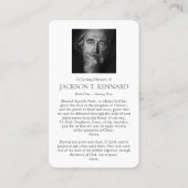 Begrafenis Katholieke St Peter Gebed Sympathie Kaa Visitekaartje (Achterkant)