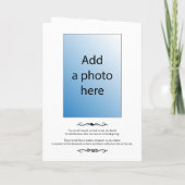 begrafenis | Klassieke servicevolgorde Aankondiging (Achterkant)