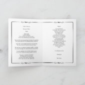 begrafenis | Klassieke servicevolgorde Aankondiging (Binnen)