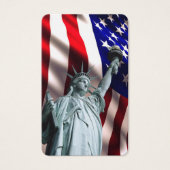 Begrafenis Liberty Memorial Gebed Sympathie Cards Visitekaartje (Voorkant)