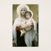 Begrafenis Madonna van de Rozen Gebed Sympathie Ka Visitekaartje (Voorkant)