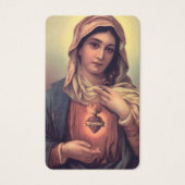 Begrafenis Maria Heilig Hart Gebed Sympathie Kaart (Voorkant)