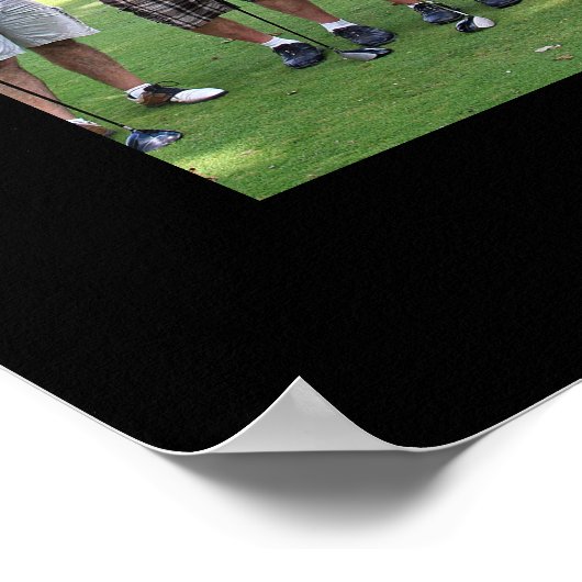 Begrafenis Memorial Photo Life Celebration Poster (Hoek)