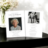 Begrafenis Memorial Sympathie Viering van het Leve Kaart