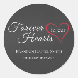 Begrafenis Memorial Sympathy Sticker