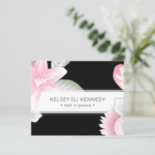 begrafenis met florelegant (Staand voorkant)