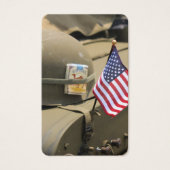 Begrafenis Militaire Patriottische Gebed Sympathie Visitekaartje (Voorkant)