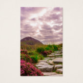 Begrafenis Mooi Ierland Gebed Sympathie Cards Visitekaartjes (Voorkant)