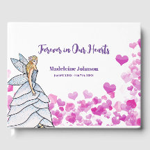 begrafenis mooi meisje fee prinses roze