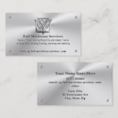 Begrafenis Mortician, Silver Square, Rising Phoeni Visitekaartje (Voorkant / Achterkant)