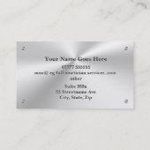 Begrafenis Mortician, Silver Square, Rising Phoeni Visitekaartje (Achterkant)