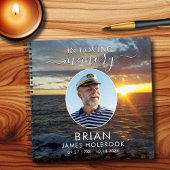 Begrafenis Ocean Sunset Foto in Geheugen Guestbook Notitieboek