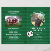 Begrafenis Orde van Levensduur Voetbal Football Flyer (Voorkant)