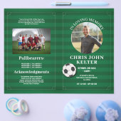 Begrafenis Orde van Levensduur Voetbal Football Flyer (Enkel)