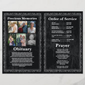 Begrafenis Orde van Service Gothic Rock Black Desi Flyer (Achterkant)