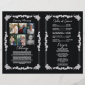 Begrafenis Orde van Service Gothic Rock Zwart Flyer (Achterkant)