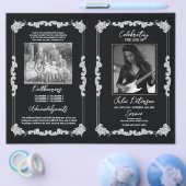 Begrafenis Orde van Service Gothic Rock Zwart Flyer (Enkel)