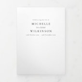 Begrafenis overlijdensvolgorde van de dienst Foto  Drieluik Programma (Cover)