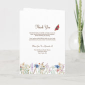 Begrafenis overlijdensvolgorde van de dienst Fotop Kaart (Achterkant)