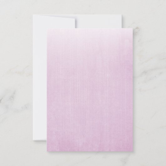 Begrafenis paarse roos foto familie dank u kaart (Achterkant)