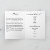 Begrafenis Programma/het HerdenkingsPamflet van de Programma (Binnen)