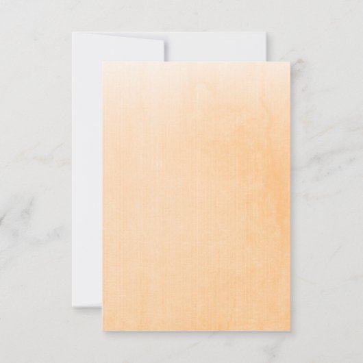 Begrafenis sinaasappel roos foto familie dank u ka bedankkaart (Achterkant)