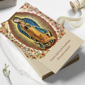 Begrafenis Spaanse Guadalupe Gebed Sympathie Kaart