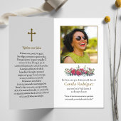 Begrafenis Spaanse Guadalupe Gebed Sympathie Kaart