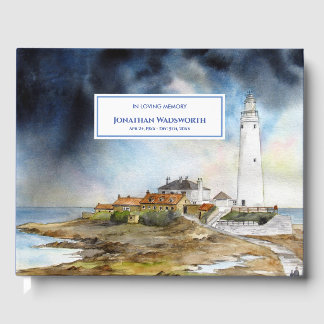 Begrafenis St Mary Lighthouse Whitley Bay Gastenboek
