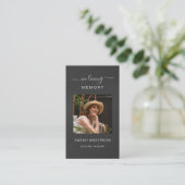 Begrafenis Sympathy Foto Memorial Prayer Kaart Visitekaartje (Staand voorkant)