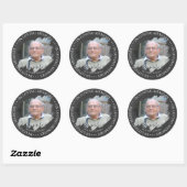 Begrafenis Sympathy Foto Memorial Sticker (Vel)