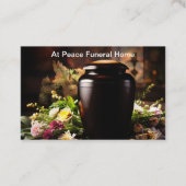 Begrafenis thuis crematie Visitekaartjes (Voorkant)