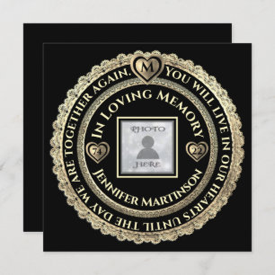 begrafenis / uitnodiging tot het indienen van een 